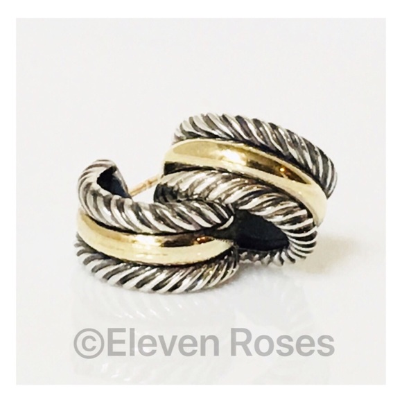 David Yurman Jewelry - David Yurman Cable Hoop Earrings